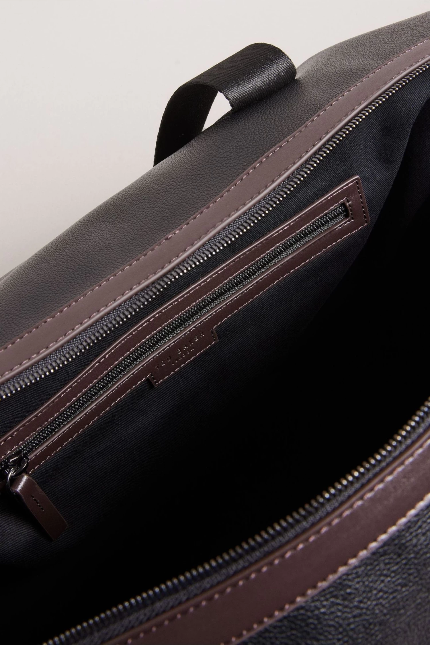 Ted Baker Josua Black Recycled Pu Holdall - Image 3