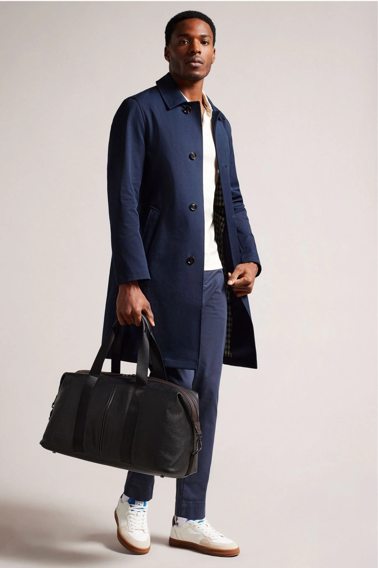 Ted Baker Josua Black Recycled Pu Holdall - Image 6