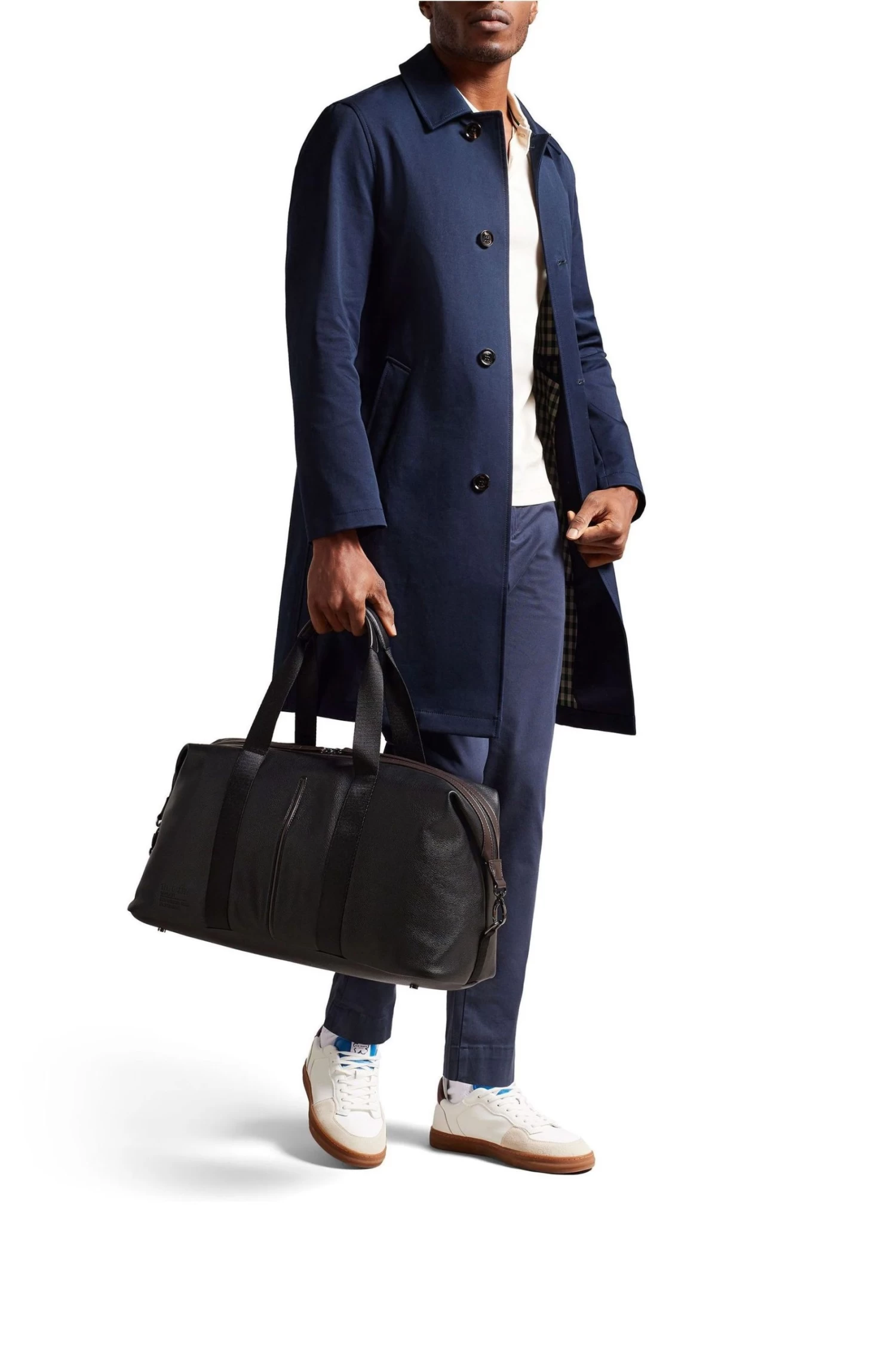 Ted Baker Josua Black Recycled Pu Holdall - Image 7