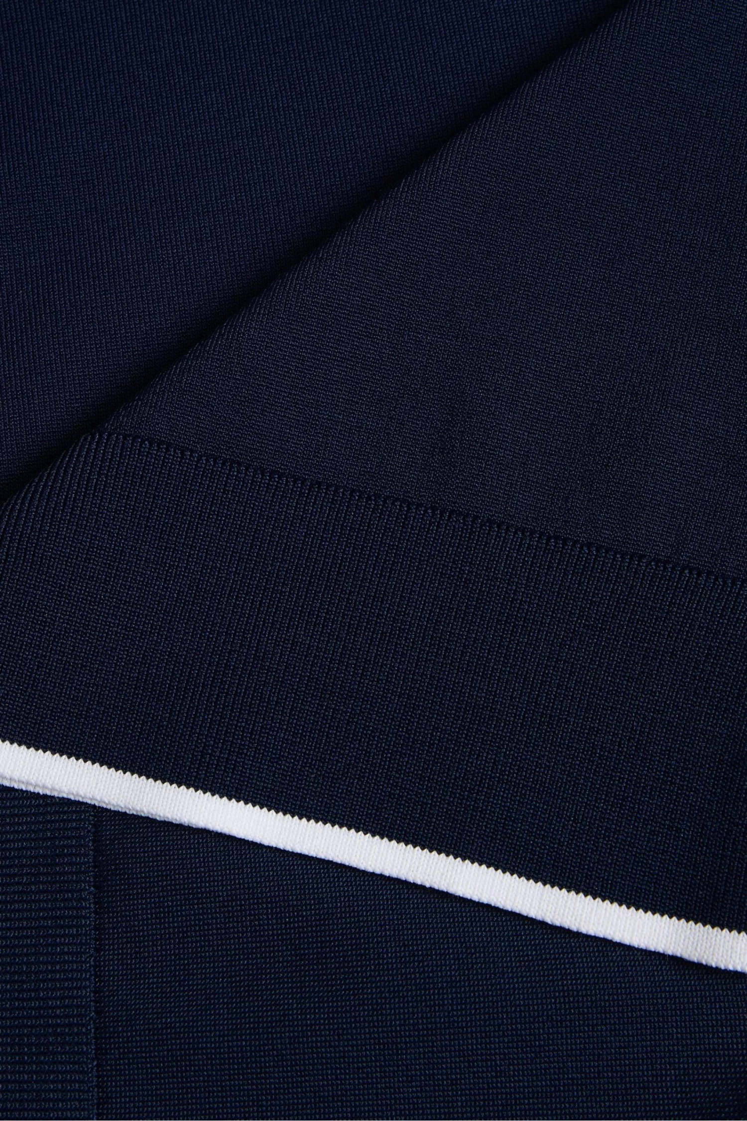 Ted Baker Blue Stortfo Short Sleeved Rayon Open Neck Polo Shirt - Image 3