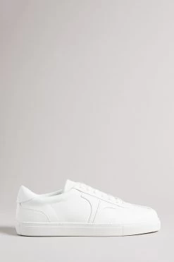 Ted Baker Robertt White Retro Leather Sneakers