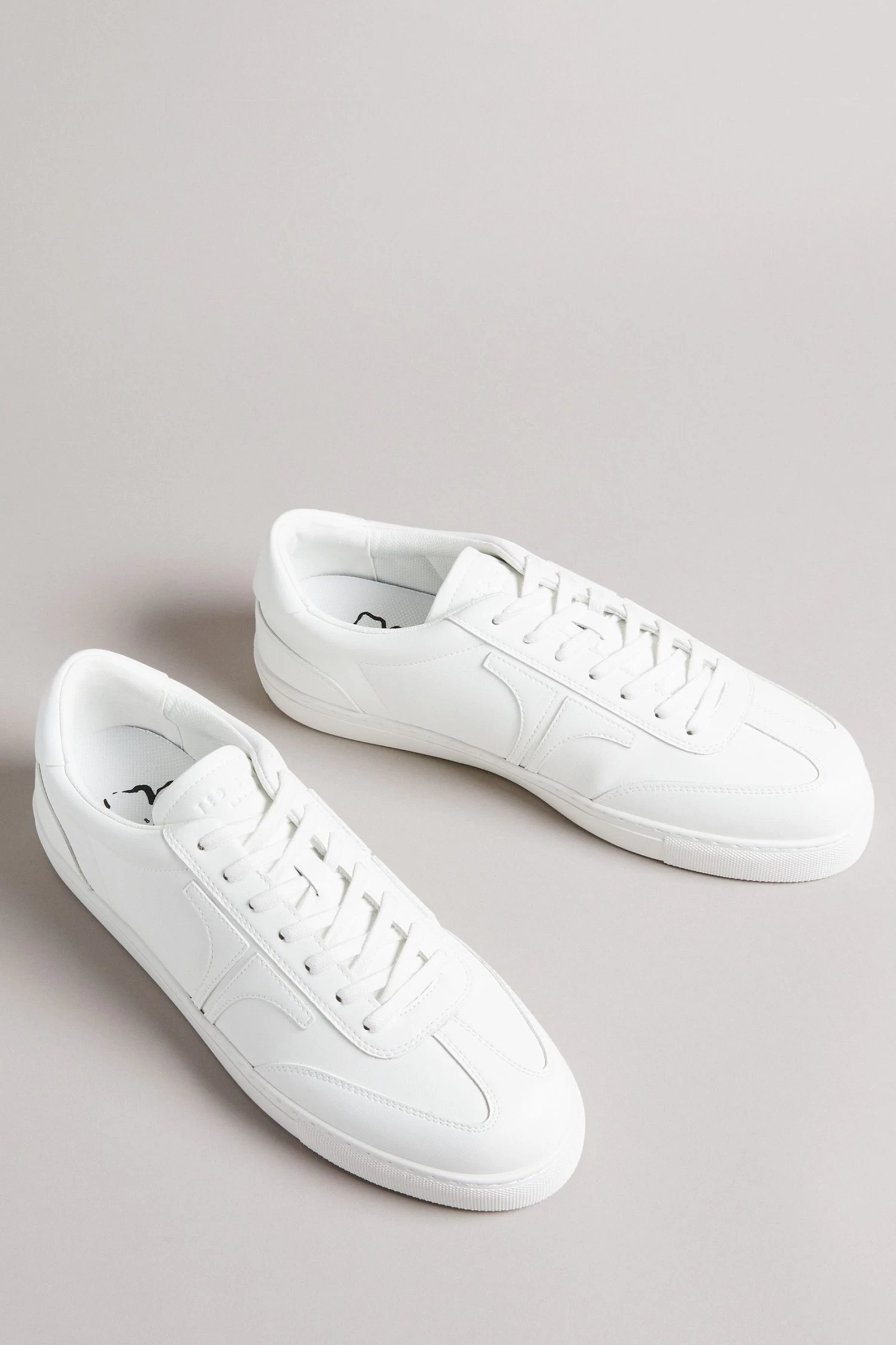 Ted Baker Robertt White Retro Leather Sneakers - Image 2