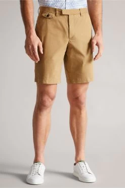 Ted Baker Ashfrd Tan Brown Chino Shorts