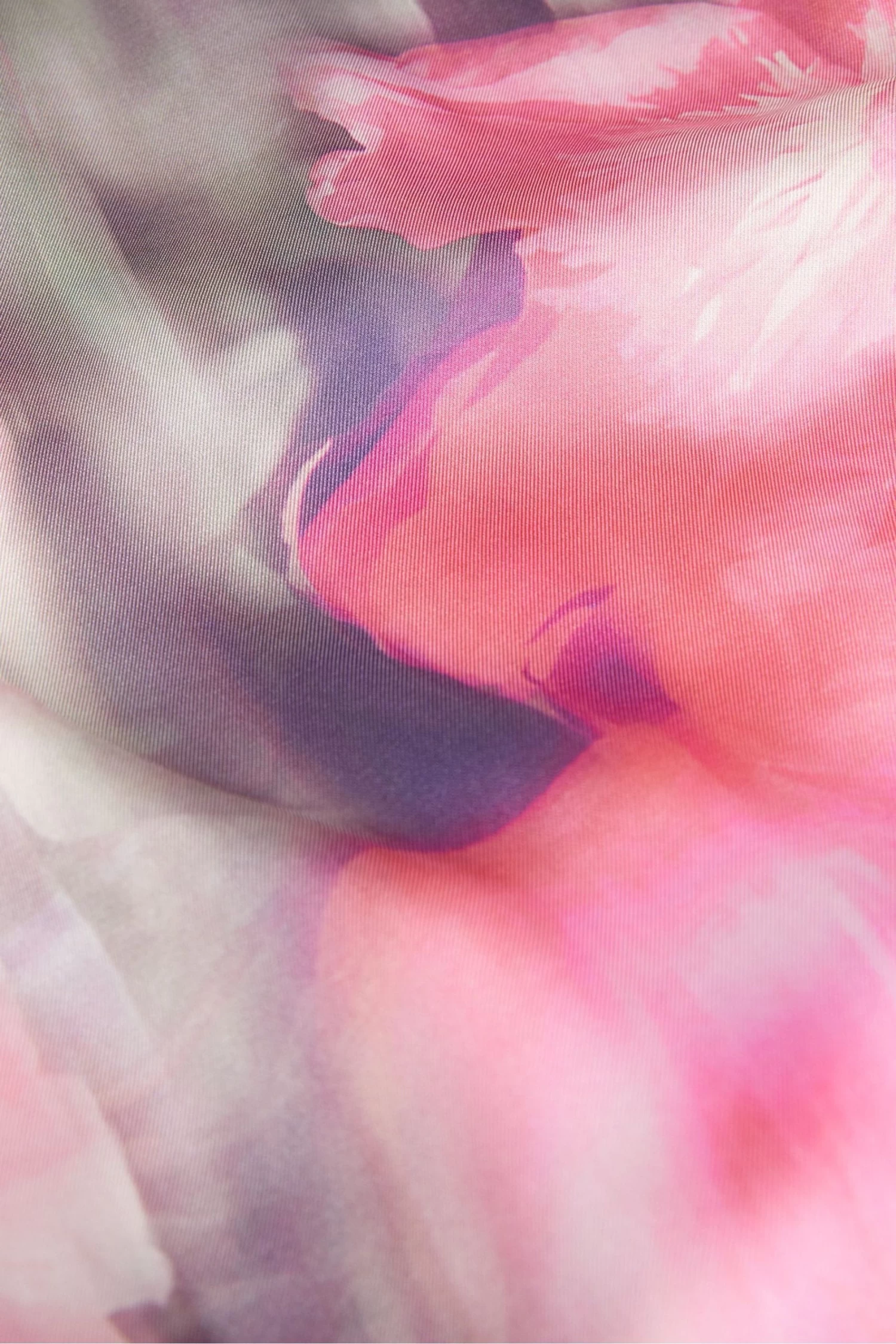 Ted Baker Pink Lusindi Coral Woven Front V-Neck Sweater - Image 7