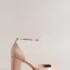Ted Baker Pink Keliy Strappy Chain Patent Closed Toe Heels