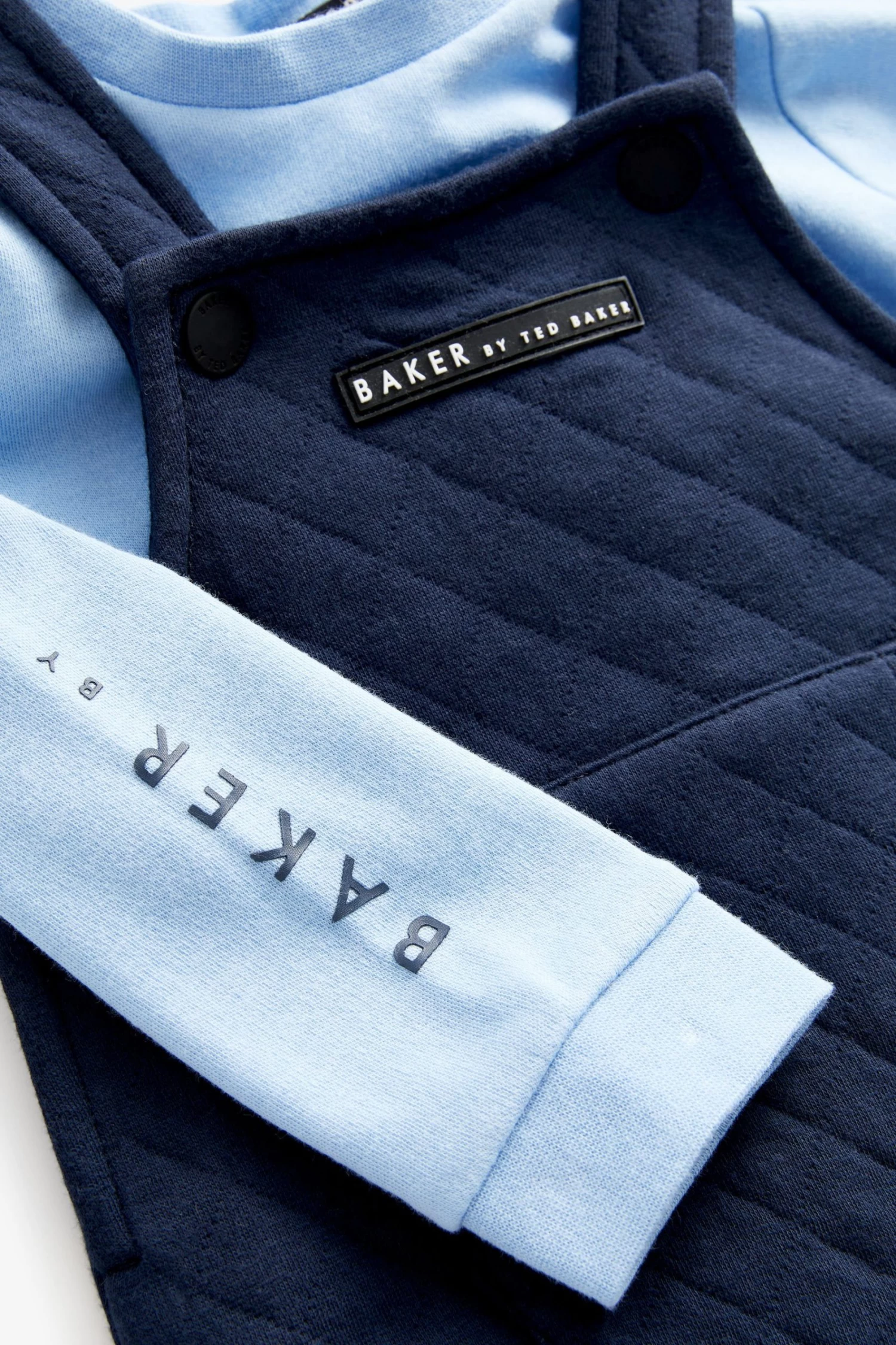 Baker By Ted Baker Navy Dungaree Set - Image 4