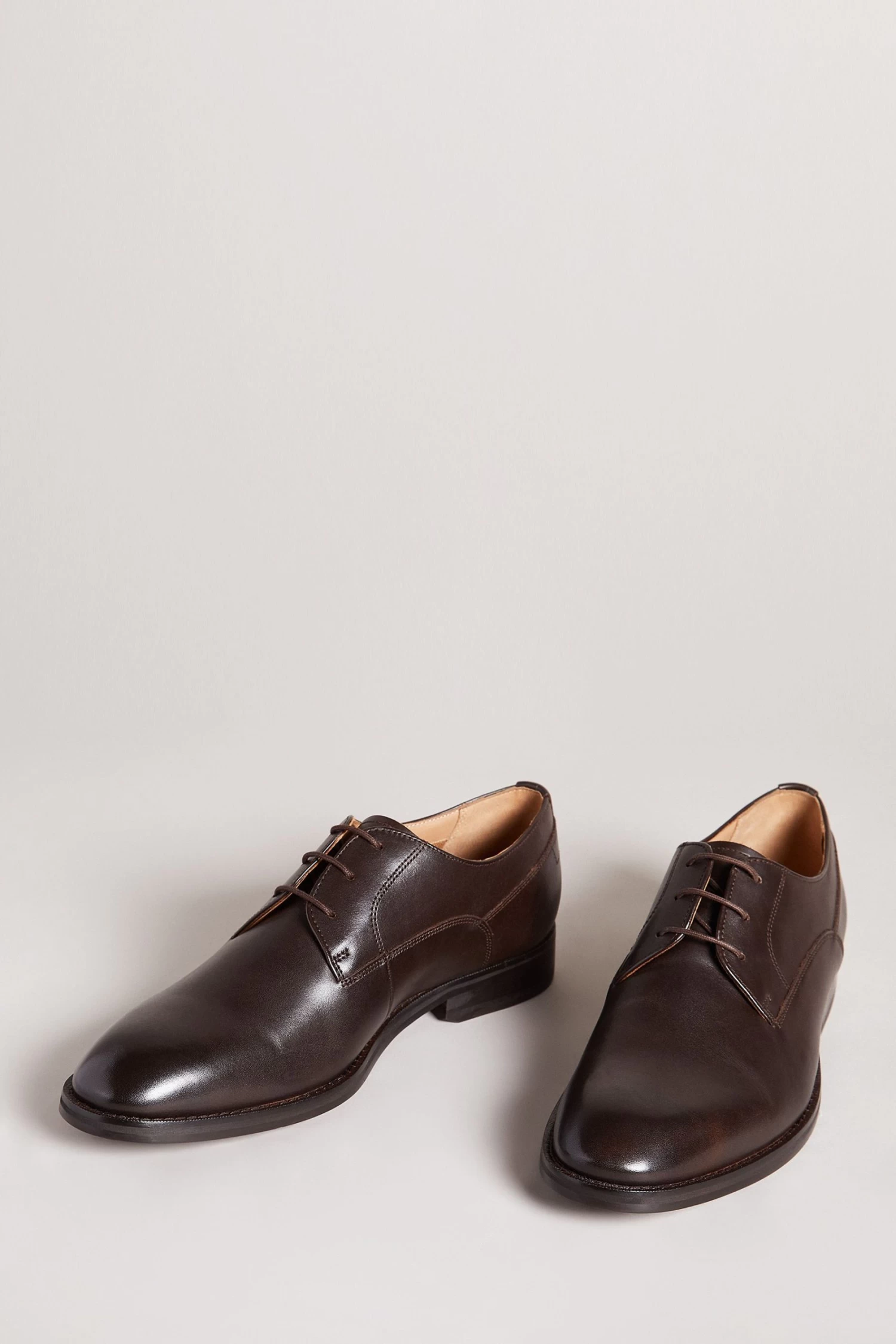 Ted Baker Kampten Brown Formal Leather Derby Shoes - Image 2