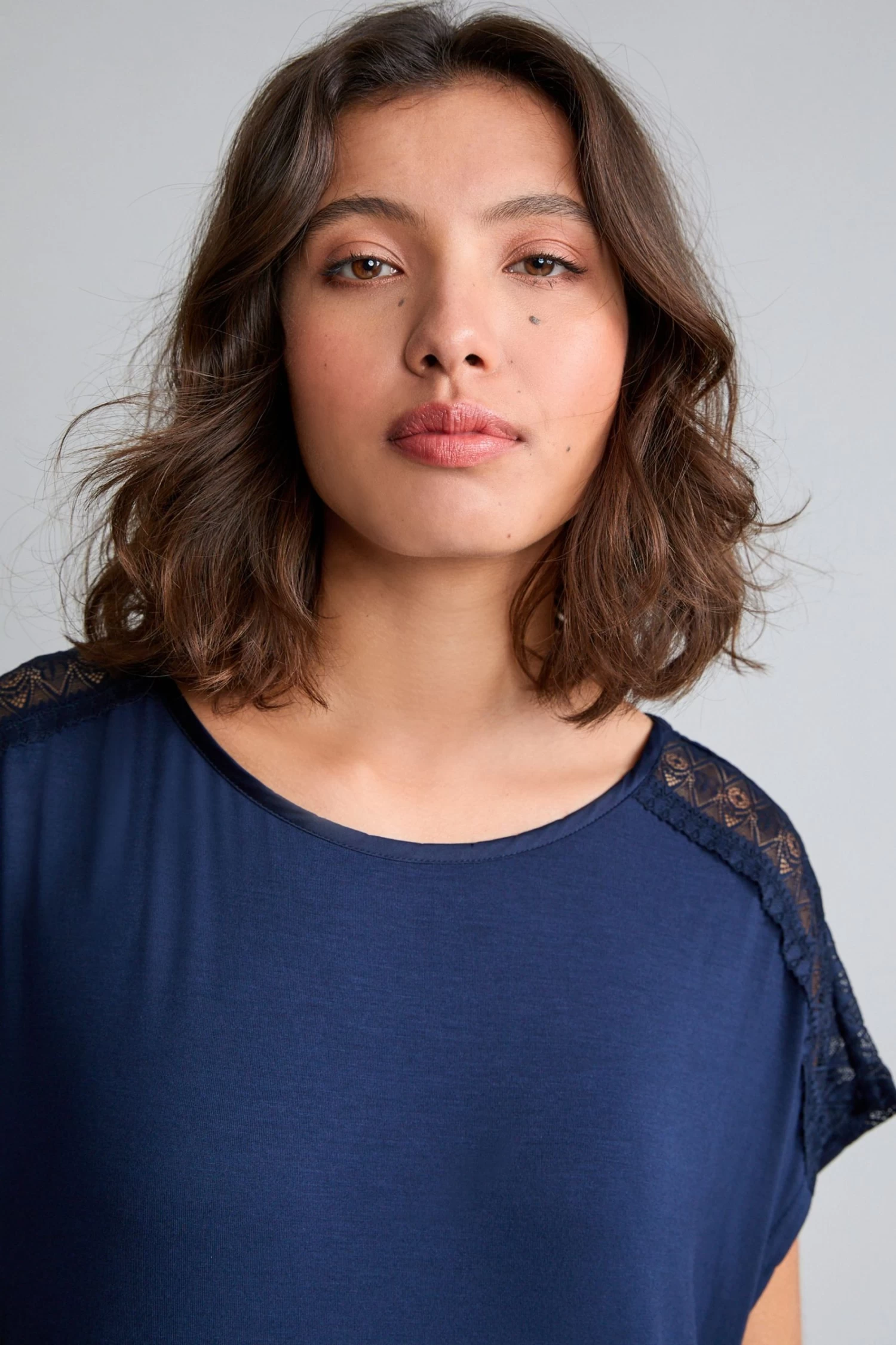 B By Ted Baker Navy Blue Modal Nightie - Image 3