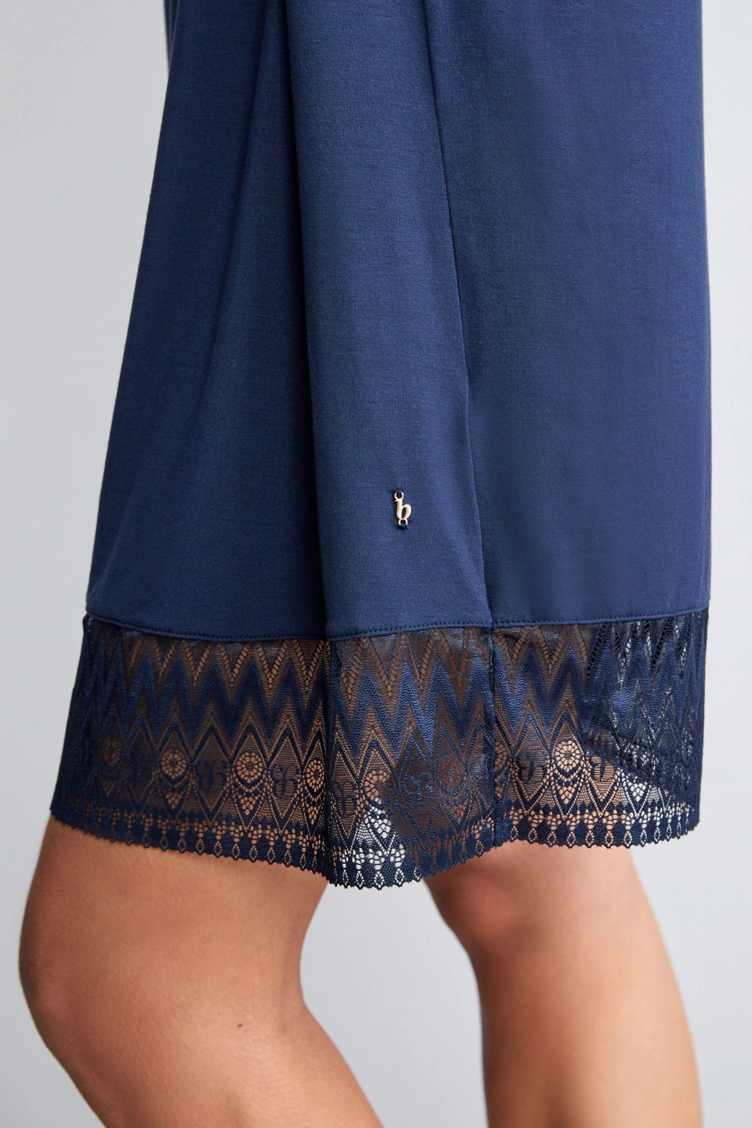 B By Ted Baker Navy Blue Modal Nightie - Image 5