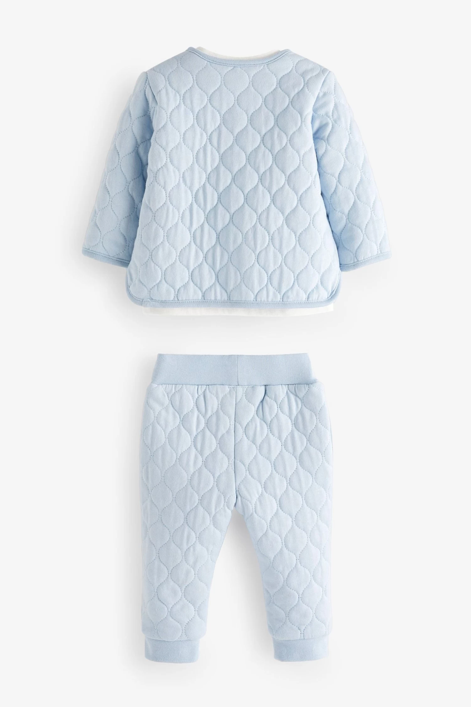Baker By Ted Baker Blue Quilted Jacket Set - Image 6