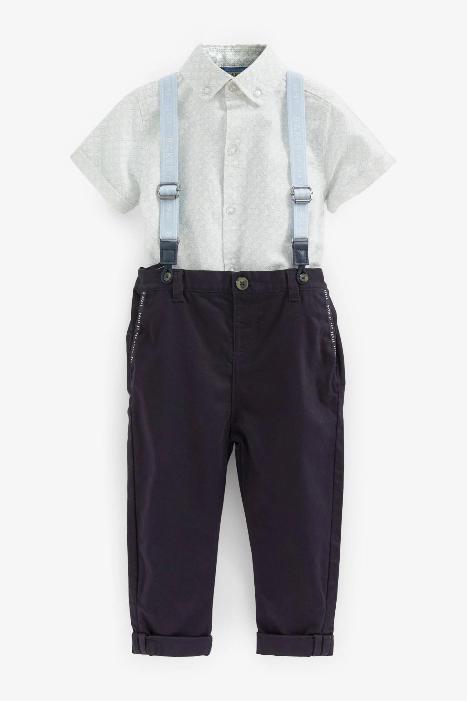 Baker By Ted Baker Shirt, Chino And Braces Set - Image 6