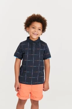 Baker By Ted Baker Grid Polo Shirt