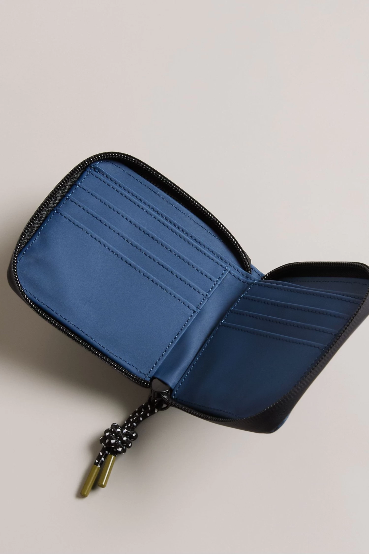 Ted Baker Blue Bentch Rubberised Wallet And Cardholder Giftset - Image 4