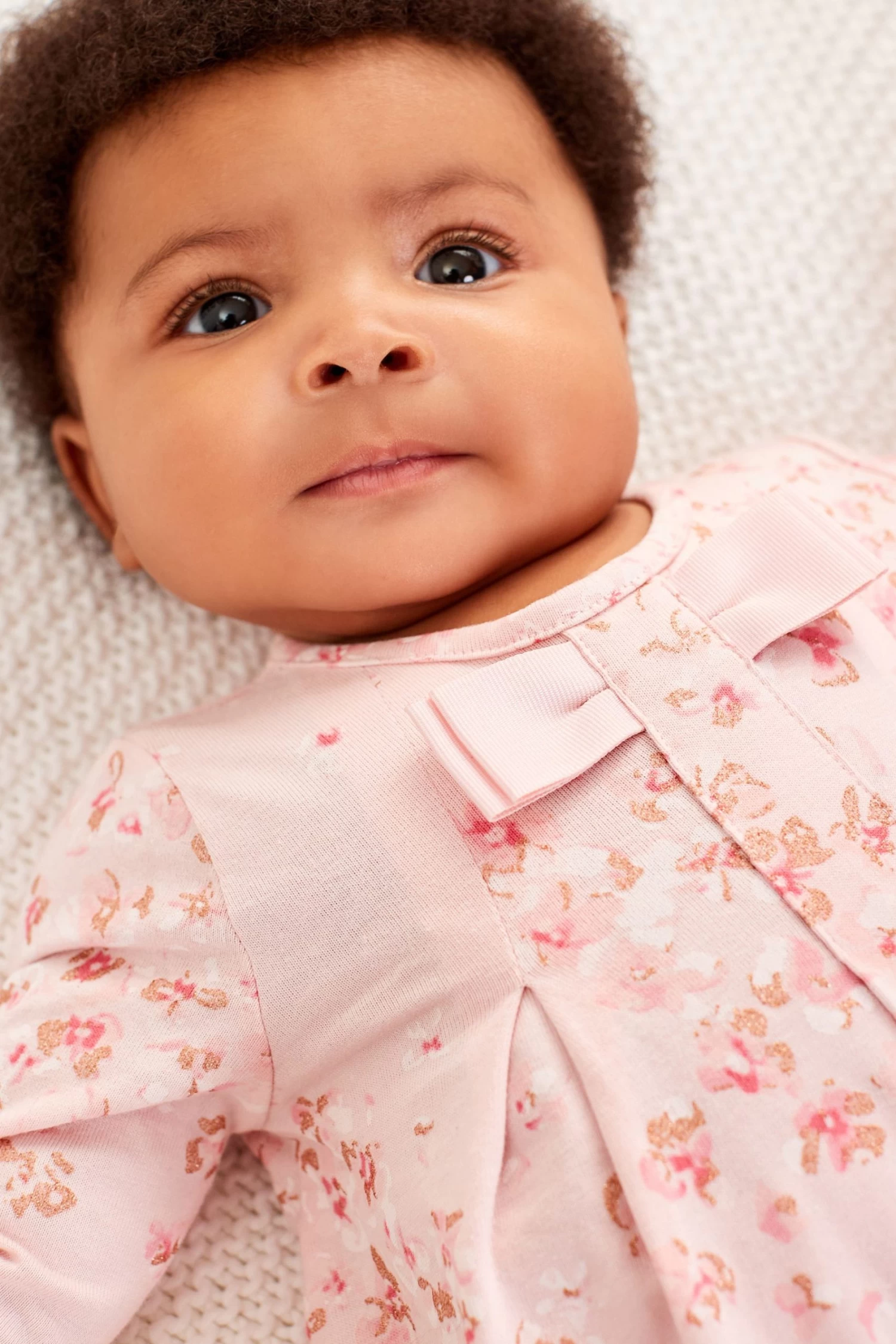 Baker By Ted Baker Pink Glitter Jersey Dress - Image 3