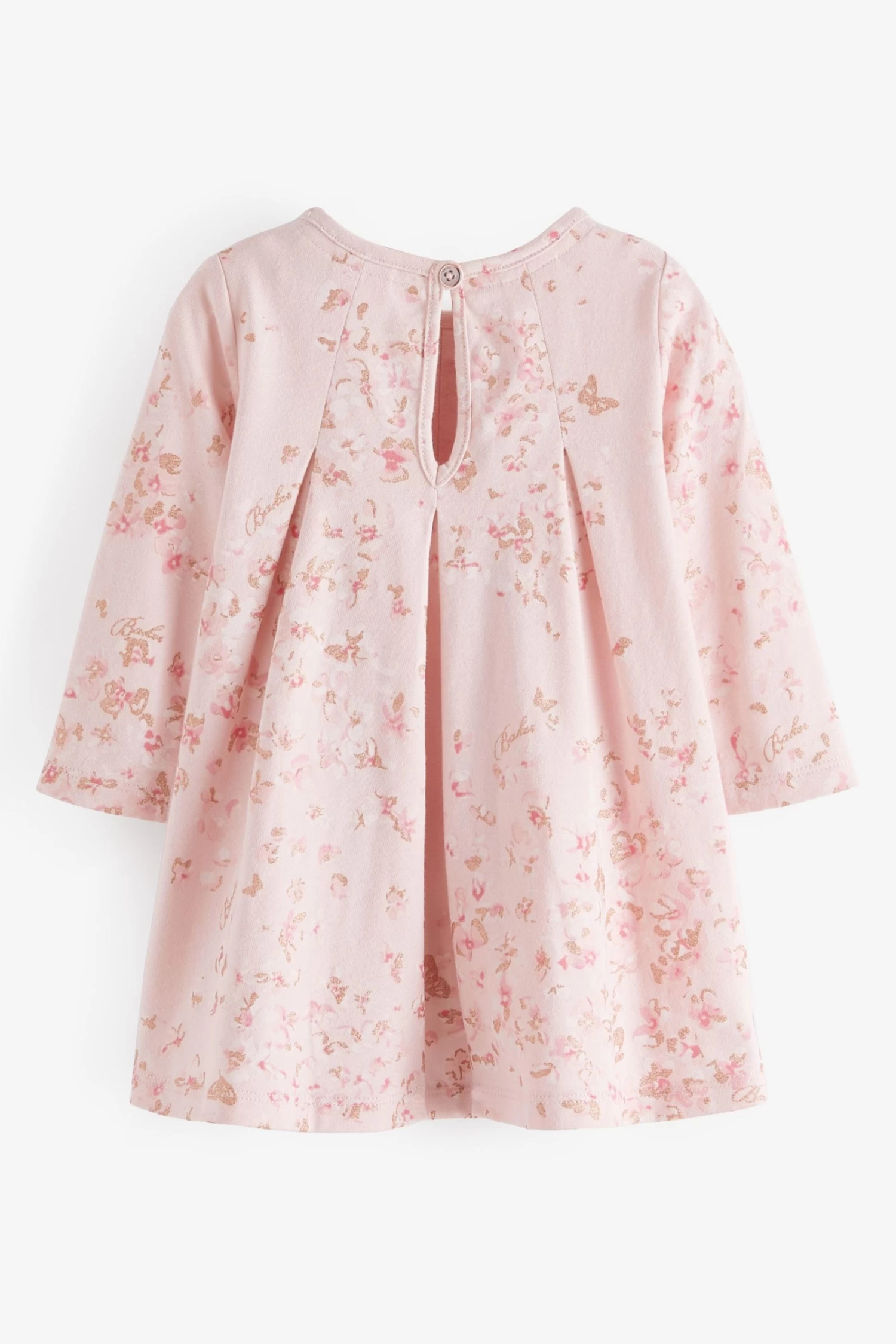 Baker By Ted Baker Pink Glitter Jersey Dress - Image 6