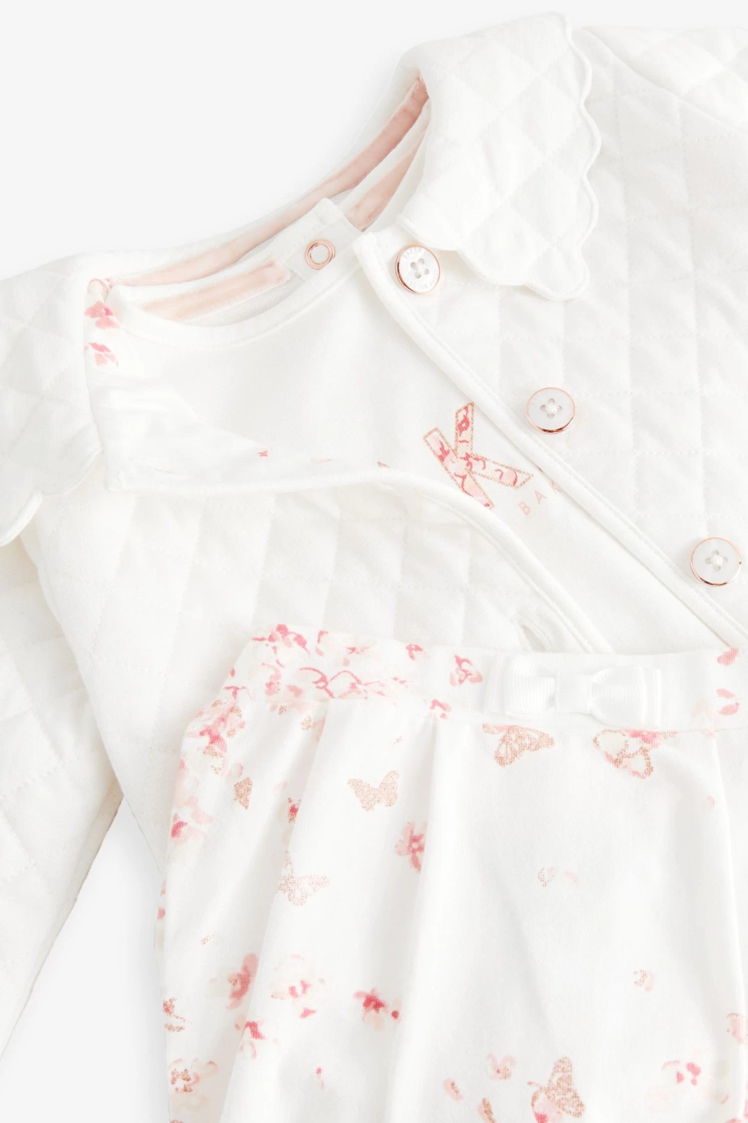 Baker By Ted Baker White Collared 3 Piece Set - Image 9