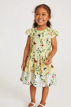 Baker By Ted Baker Yellow Floral Ottoman Dress