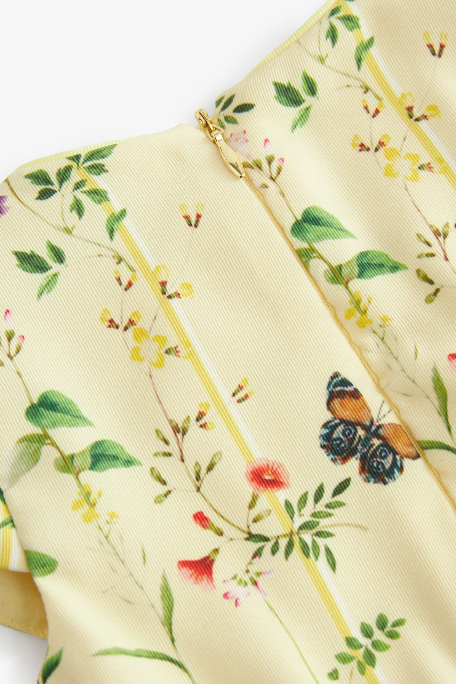 Baker By Ted Baker Yellow Floral Ottoman Dress - Image 10