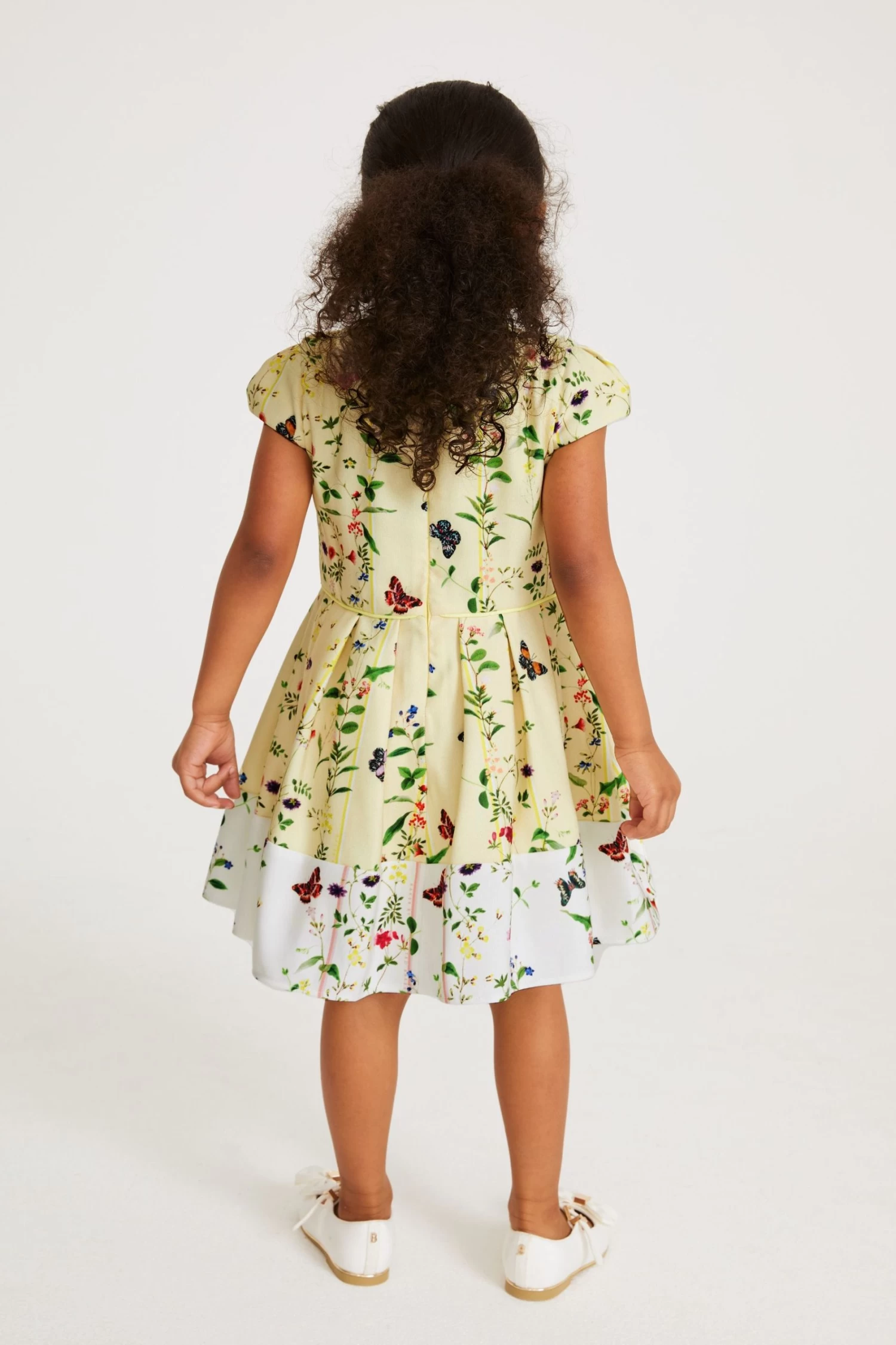 Baker By Ted Baker Yellow Floral Ottoman Dress - Image 3