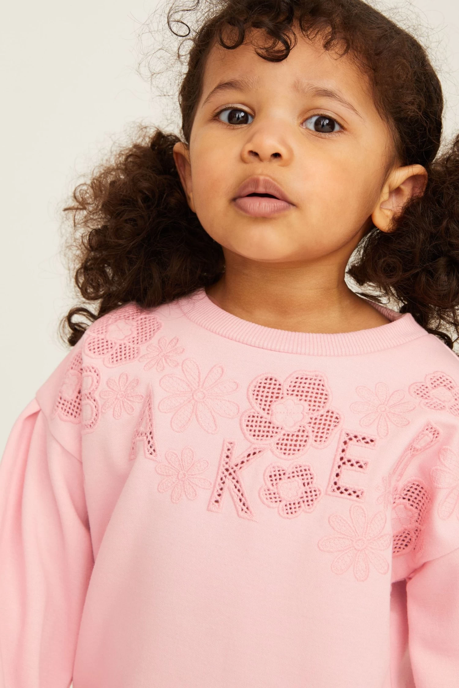 Baker By Ted Baker Pink Legging And Embroidered Sweater Set - Image 5