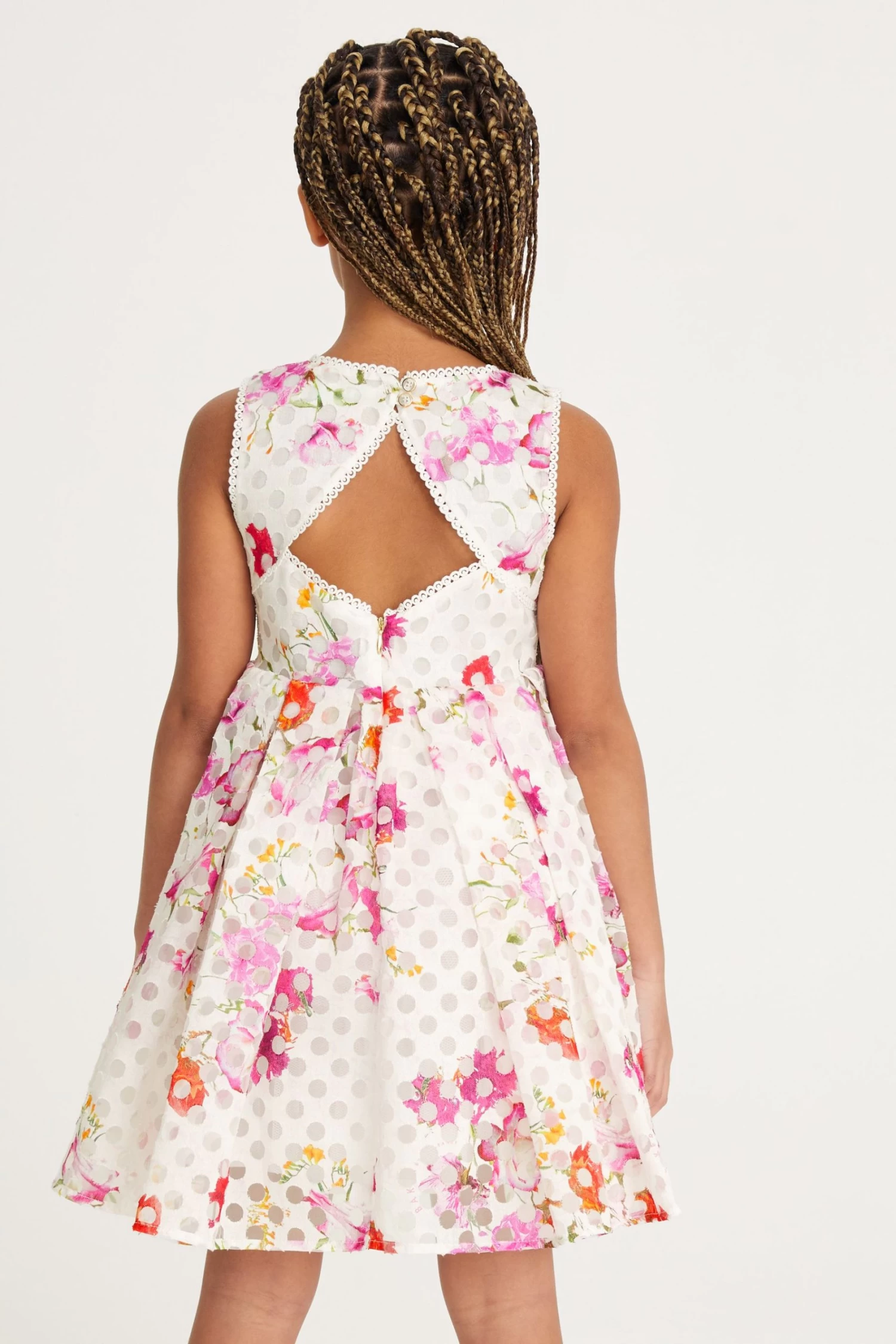 Baker By Ted Baker Burnout White Dress - Image 2