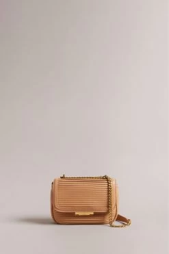 Ted Baker Pyalily Plisse Brown Xbody Bag