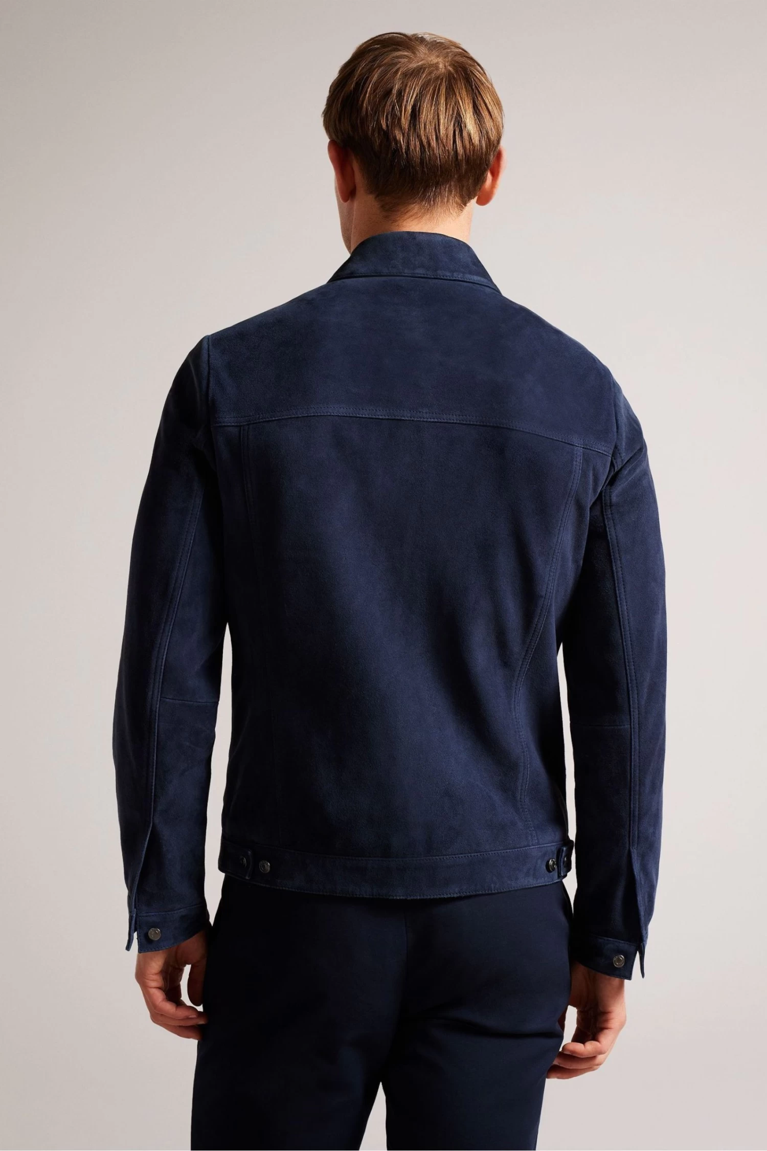 Ted Baker Blue Amped Suede Jacket - Image 2