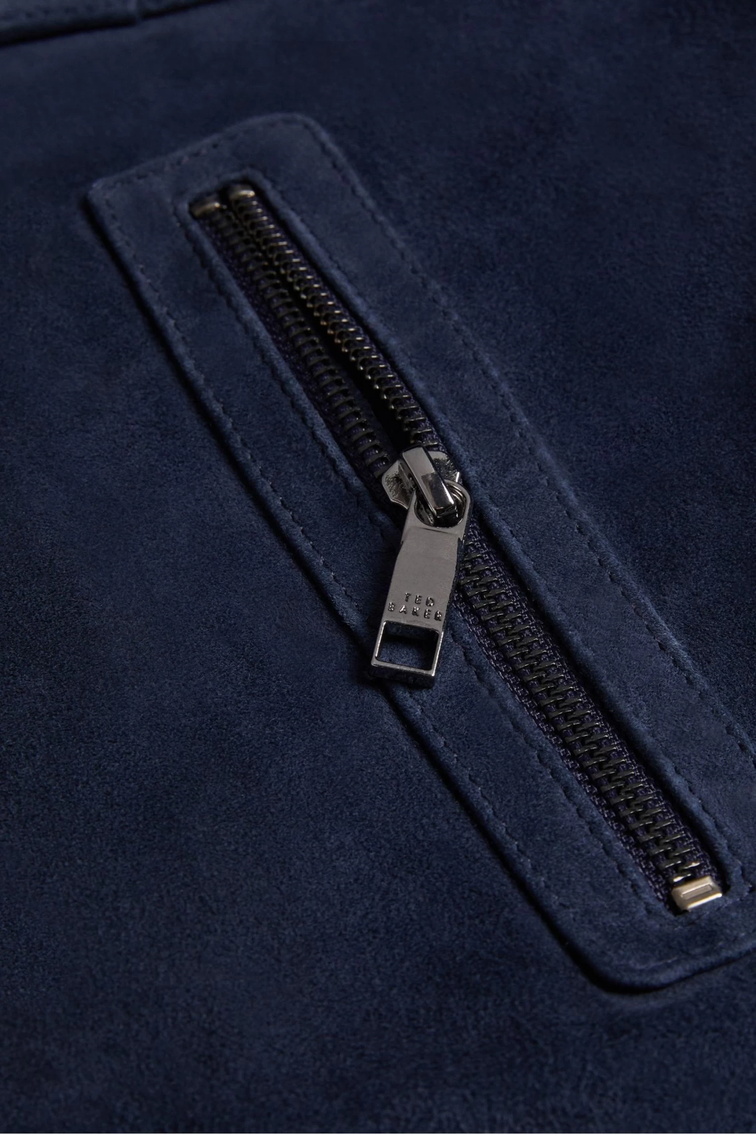 Ted Baker Blue Amped Suede Jacket - Image 5