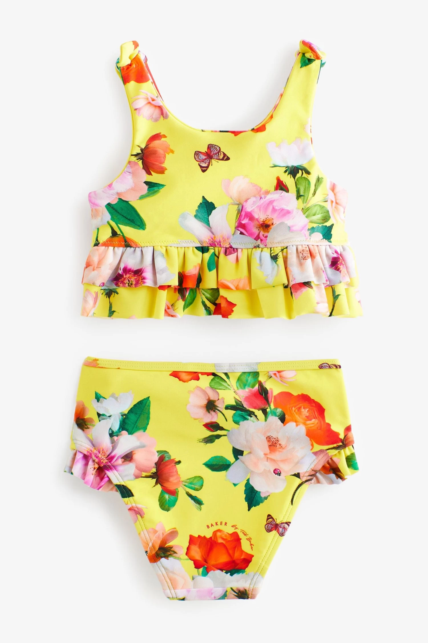 Baker By Ted Baker Yellow Floral Bikini - Image 2