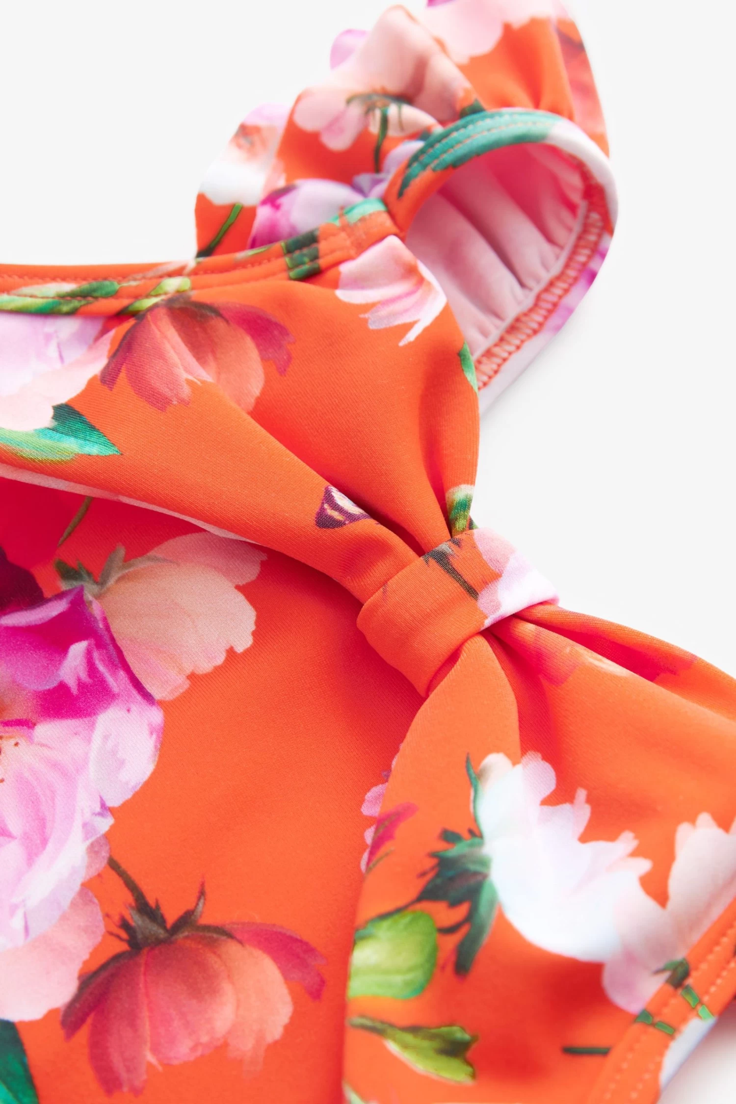 Baker By Ted Baker Orange Floral Swimsuit - Image 4