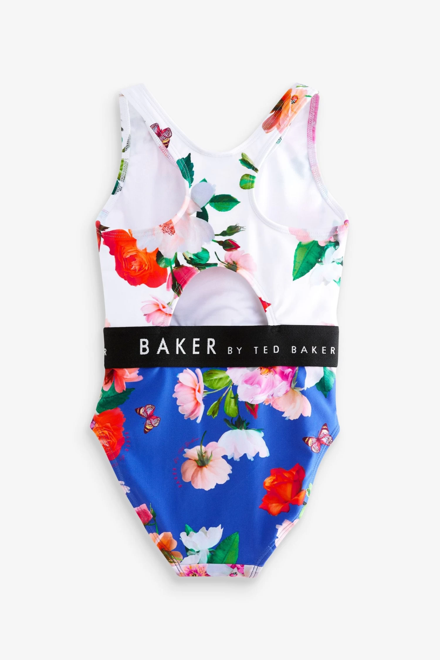 Baker By Ted Baker White Colourblock Swimsuit - Image 8