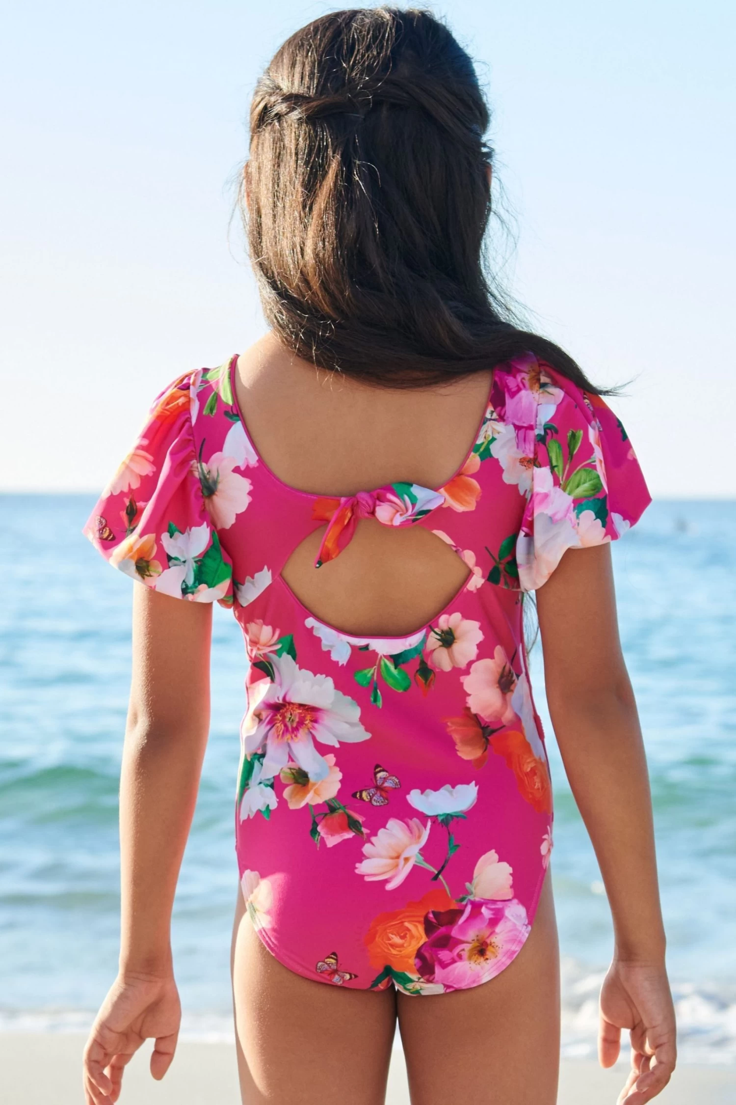 Baker By Ted Baker Pink Floral Swimsuit - Image 2