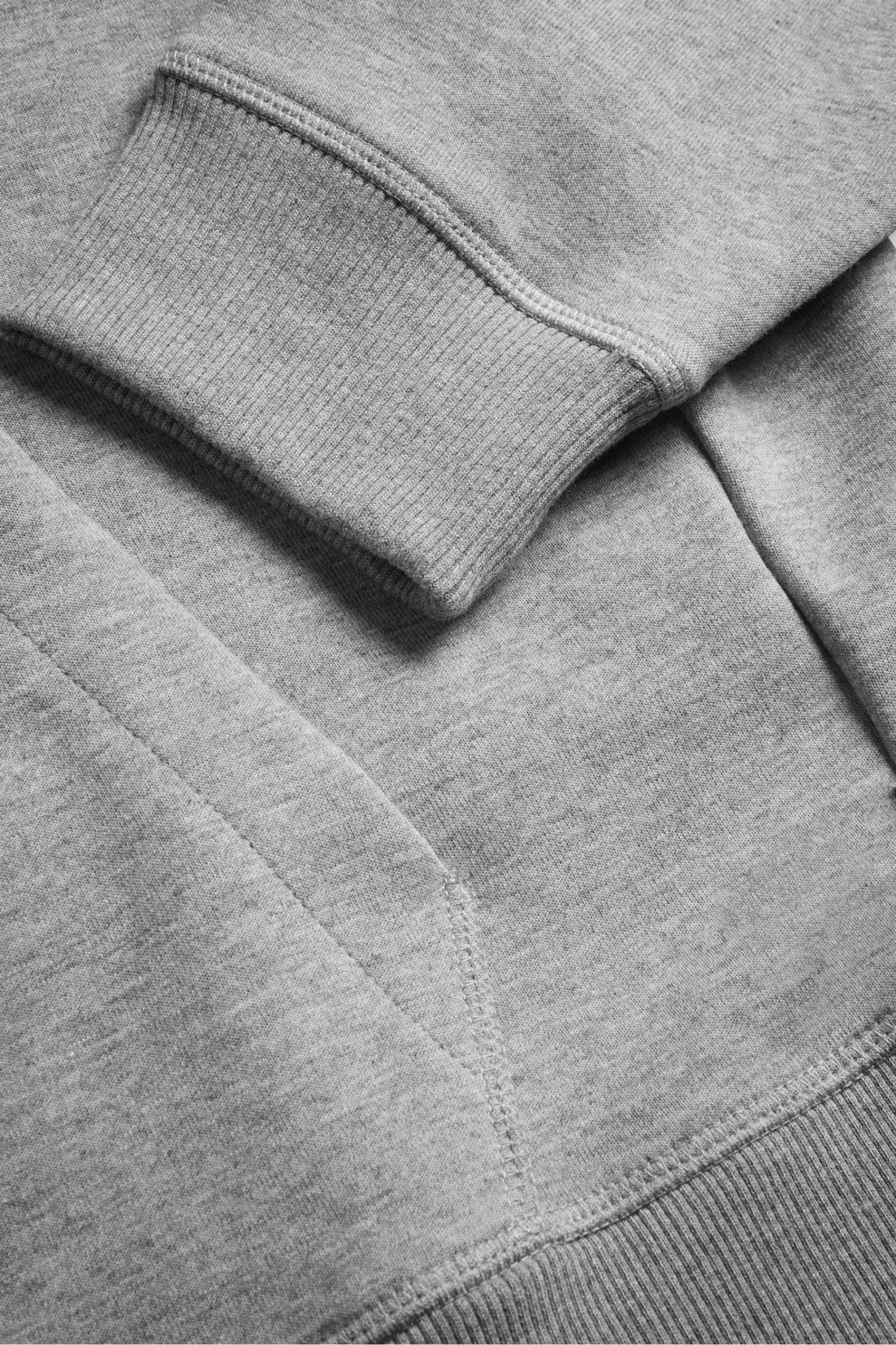 Ted Baker Grey Marl Mayall Long Sleeved Regular Hoodie With Embroidery - Image 5