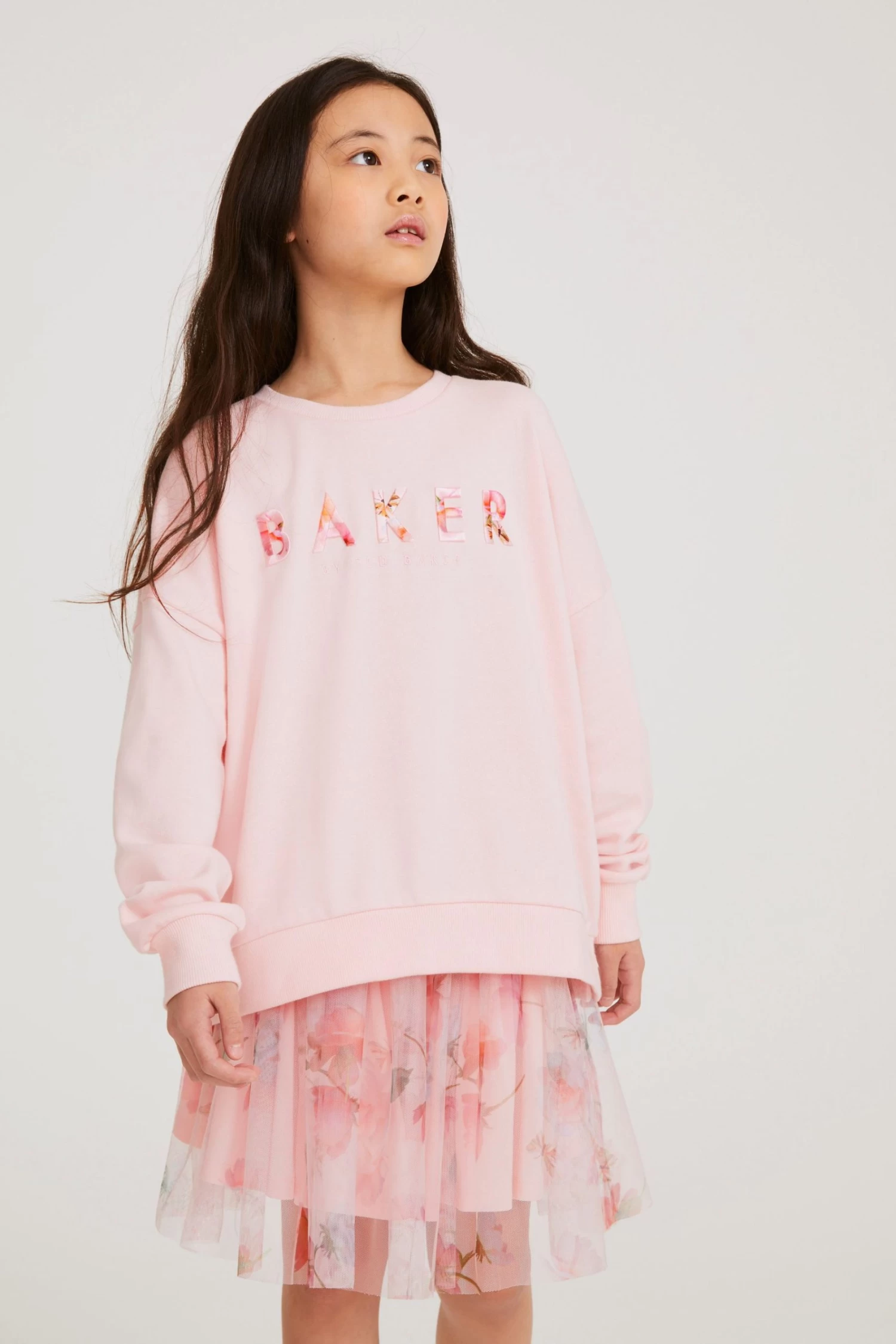 Baker By Ted Baker Pink Sweater And Skirt Set