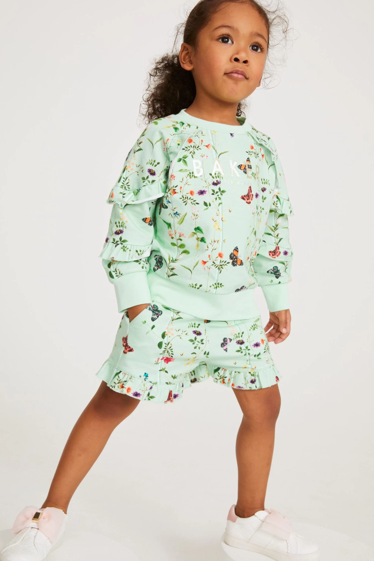 Baker By Ted Baker Mint Green Sweater And Short Set - Image 2