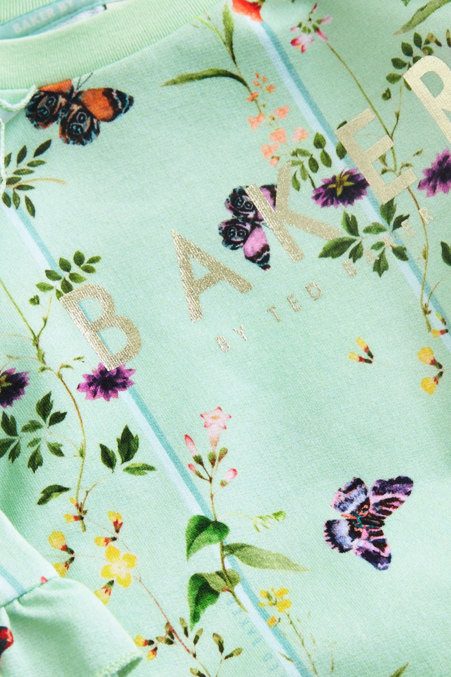 Baker By Ted Baker Mint Green Sweater And Short Set - Image 8