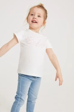 Baker By Ted Baker White Graphic T-Shirt