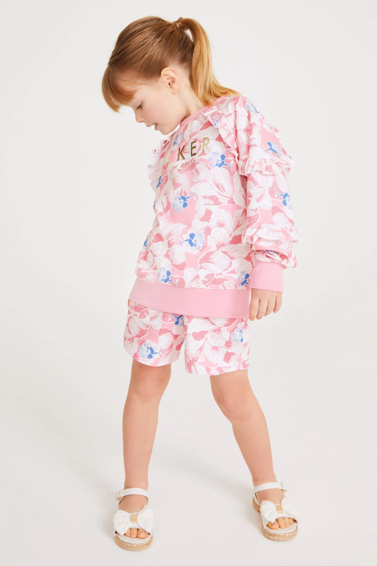 Baker By Ted Baker Pink Sweater And Shorts Set - Image 2