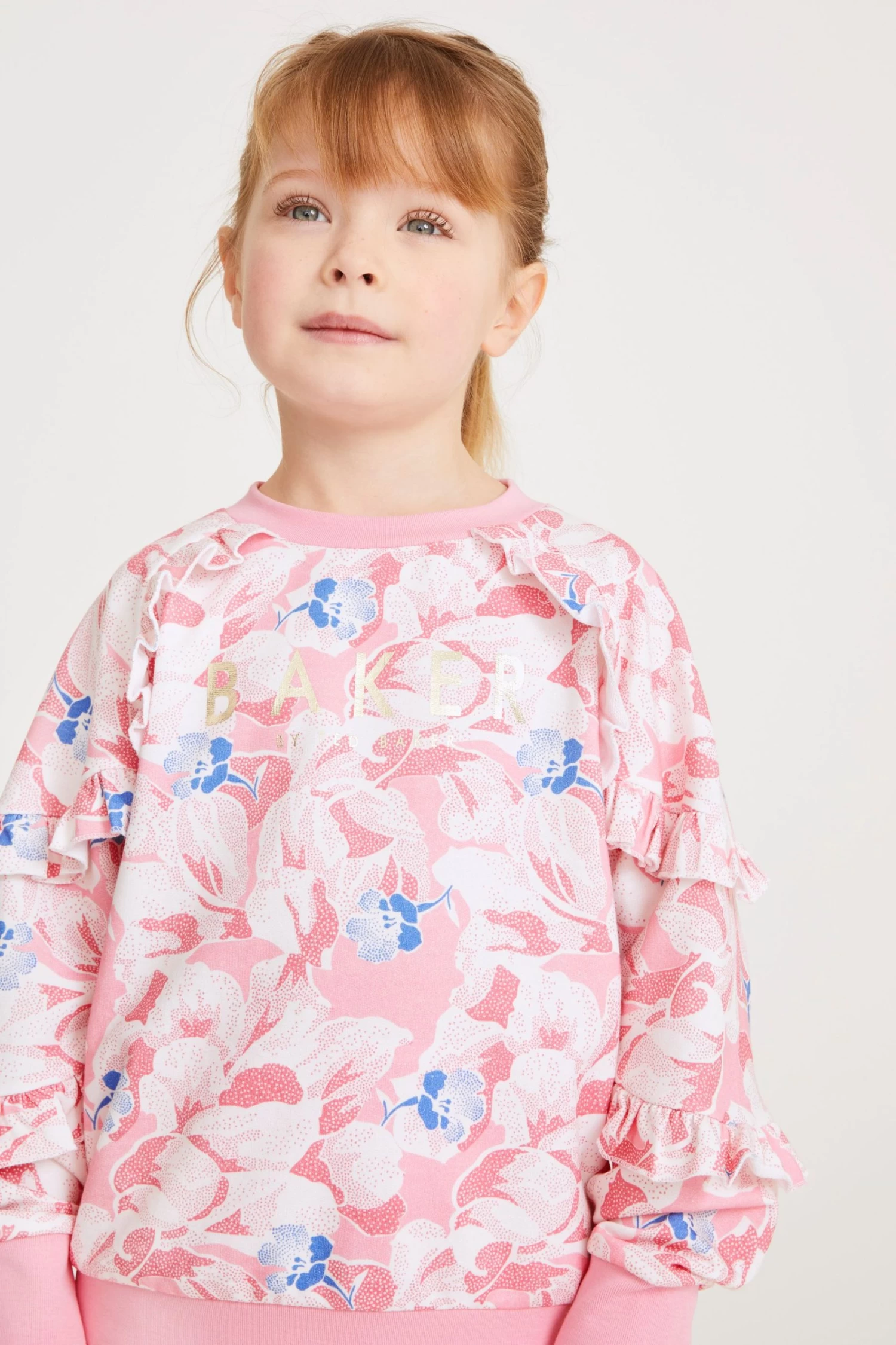 Baker By Ted Baker Pink Sweater And Shorts Set - Image 4