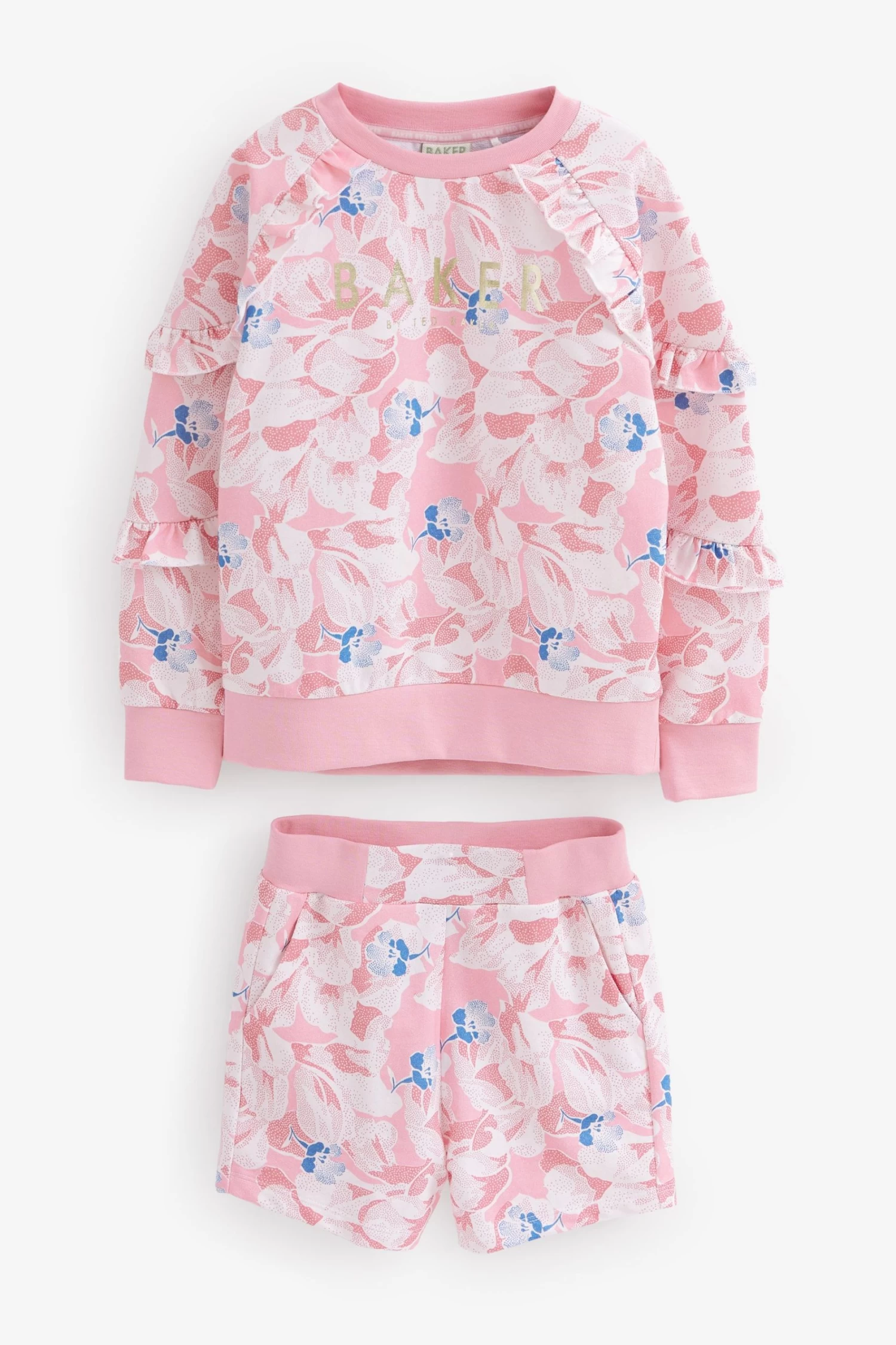 Baker By Ted Baker Pink Sweater And Shorts Set - Image 8
