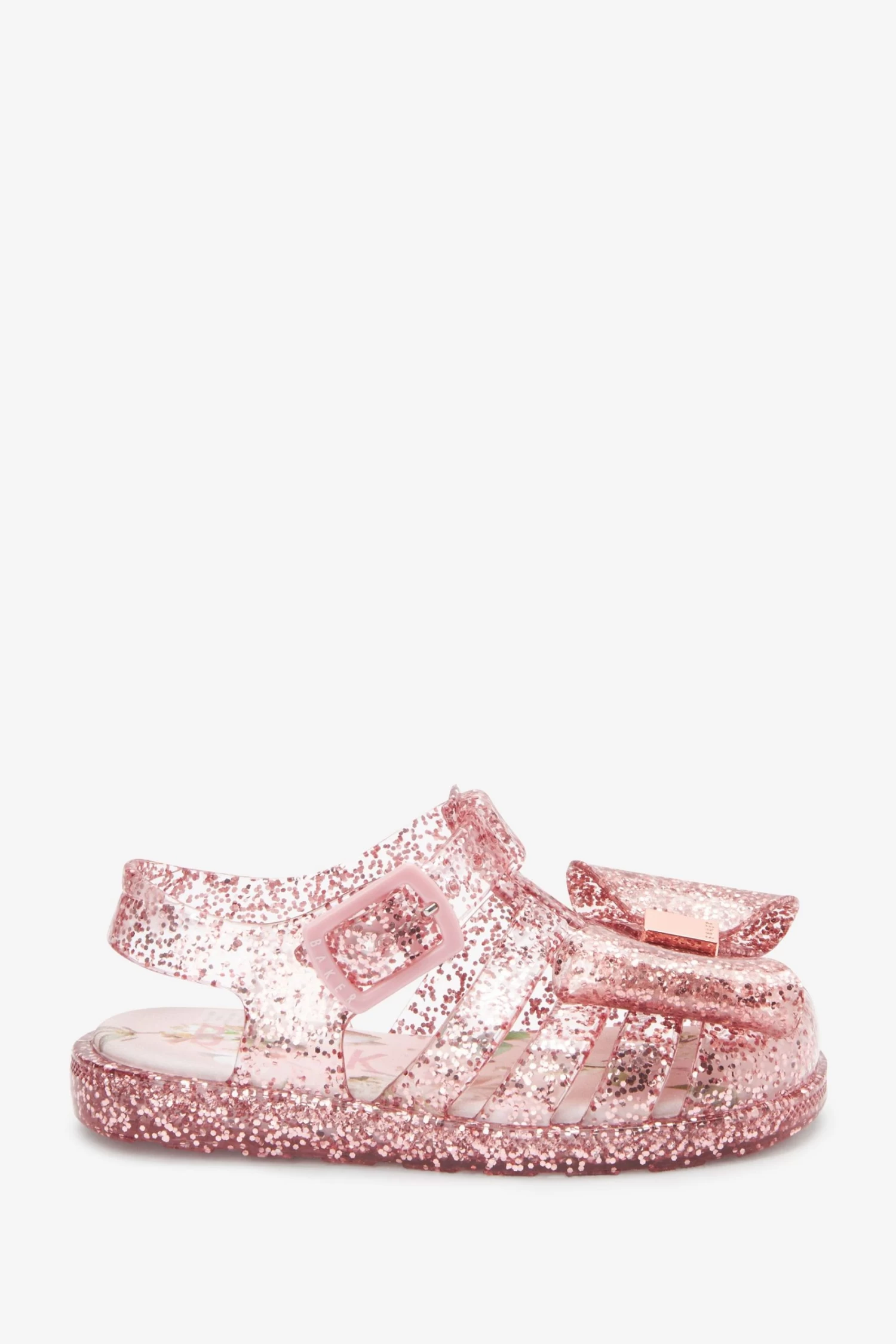 Baker By Ted Baker Pink Glitter Jelly Shoes